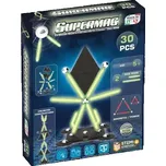 SUPERMAG magnetická stavebnice Glow 30ks