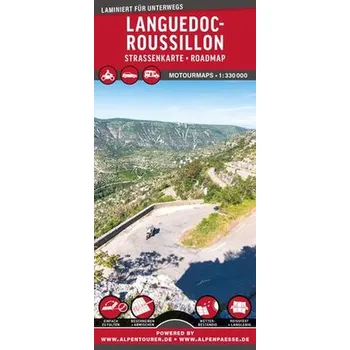 MoTourMaps Languedoc-Roussillon Auto- und Motorradkarte 1:330.000 - MoTourMedia