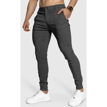 Pánské kalhoty Strečové kalhoty Iron Aesthetics Excellence, šedé : Barva - Šedá, Velikost - XL