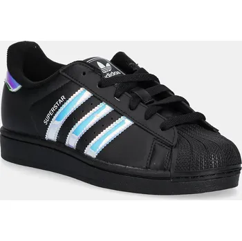 Chlapecké tenisky Dětské tenisky adidas Originals SUPERSTAR II černá barva, JQ2804 99X, EUR 37 1/3