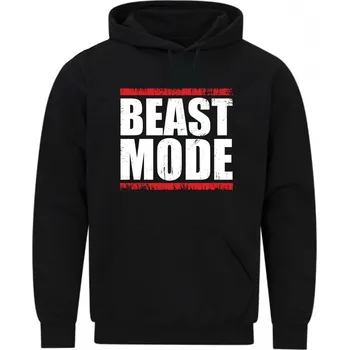 Pánská mikina Pánská mikina Gym Beast Mode (Velikost: 5XL, Barva: Černá)