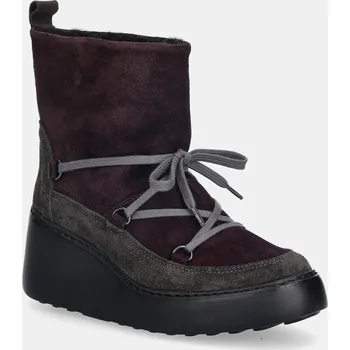 Dívčí sněhule Semišové sněhule Fly London DERE725FLY P601725002 fialová 49X, EUR 39