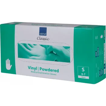 Abena Rukavice Latex S—Pudrované, 100 ks