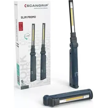 Pracovní světlo Scangrip SLIM 2 kusy PROMO (2 x Ultratenké dobíjecí LED pracovní světlo)