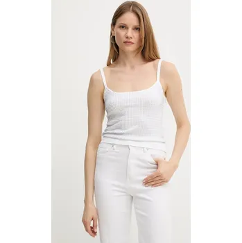 Top Guess KHLOE bílá barva, W5GR47 Z3MN2 W5GR47.Z3MN2 00X, vel. L