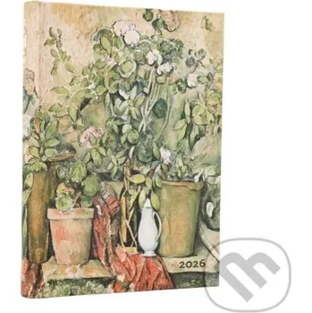 Záložka Paperblanks - denný diár Cezanne’s Terracotta Pots and Flowers 2026 - Paperblanks Paperblanks