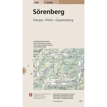Swisstopo 1 : 25 000 Sörenberg