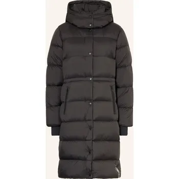 Dámský kabát Iq Studio Dámský Péřový Kabát S Odnímatelnou Kapucí, černá, 42