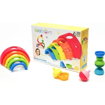 Díl pro stavebnice Stavebnice Lalaboom Set oblouky 5+8, Stavebnice pro nejmenší