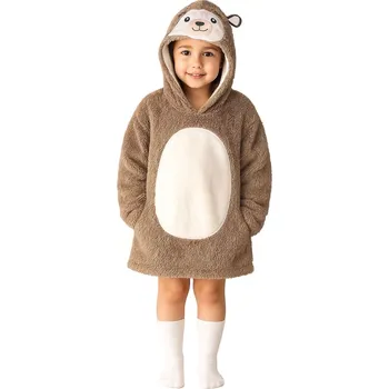 Cozy Noxxiez CH309 Ježek hřejivá televizní mikinová deka s kapucí