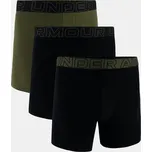 Pánské boxerky UNDER ARMOUR M UA PERF COTTON (3KS) 1383889-005 BLACK W/MARINE OD XS
