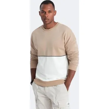 Pánská mikina Ombre Clothing Pánská mikina s kapucí v kontrastní barevné kombinaci V2 B1673