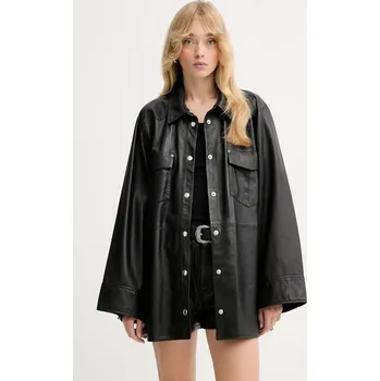 Dámská košile Kožená košile Gestuz 10910553 černá 99X, vel. 40