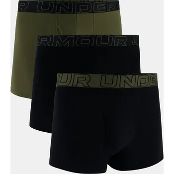 Boxerky Pánské boxerky UNDER ARMOUR M UA PERF COTTON (3KS) 1383891-005 BLACK W/MARINE OD XXXL