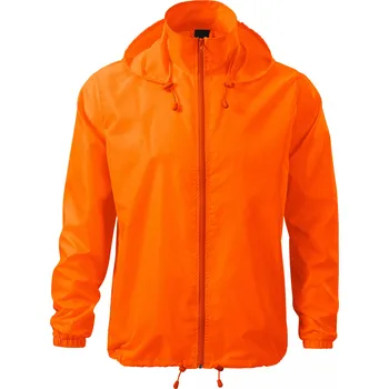 Dámská cargo bunda Unisex větrovka ALTISPORT NoPrint NP/ALU425 NEON ORANGE XXL