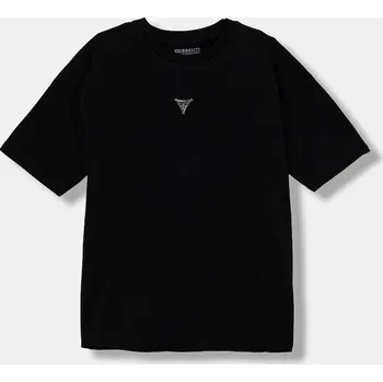 Dětské bavlněné tričko Guess L5BI16.KCNQ4.9BYA černá 99X, vel. 122-125