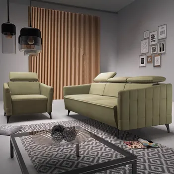 Sedací souprava Sedací sestava FUGA 3+1 | rozkládací + úložný prostor | elektrické polohování | VÝBĚR TKANIN