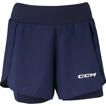 Dámské kraťasy Dámské šortky CCM Training 2in1 Navy XS