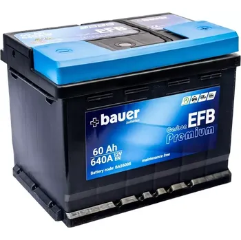 Autobaterie Autobaterie BAUER Carbon EFB 75Ah 12V 760A Autobaterie BAUER Carbon EFB 75Ah 12V 760A 276x175x190