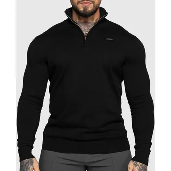 Dámský svetr Svetr se zipem Iron Aesthetics Tomas, černý : Barva - Černá, Velikost - S