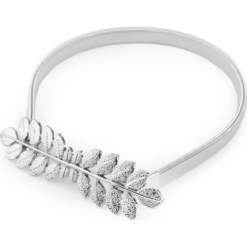 Dekorační úvaz / kovová spona na závěsy, malé, nikl