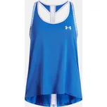 Dívčí tílko UNDER ARMOUR TECH KNOCKOUT TANK 1363374-402 MODRÁ 128