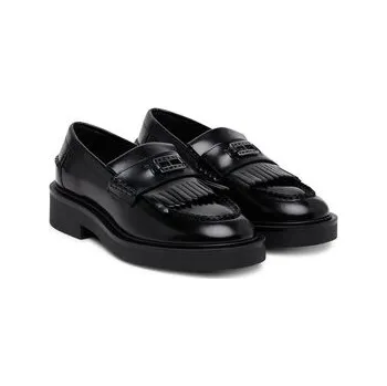Pánské tenisky Loafersy Tommy Jeans Tjw Fringes Loafer EN0EN02790 Černá 42