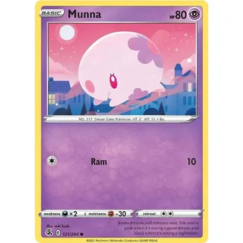 Karetní hra Munna 121/264 - Fusion Strike Typ karty: Reverse Holo