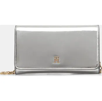Psaníčko Tommy Hilfiger stříbrná barva, AW0AW17959 SLV, vel. ONE SIZE