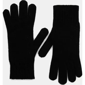 Rukavice Kašmírové rukavice Weekend Max Mara LEA dámské, černá barva, 2525566015600 99X, vel. ONE SIZE