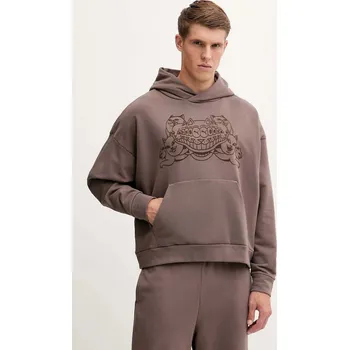 Pánské oblečení Bavlněná mikina Puma x RIPNDIP 632414 hnědá 84X, vel. S