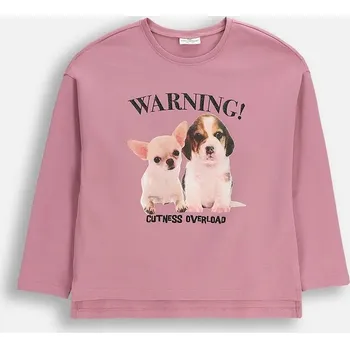 Chlapecké tričko Dětské tričko s dlouhým rukávem Coccodrillo ZC5143103CGJ růžová 39X, vel. 158