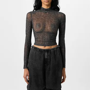 Dámské oblečení Tričko Hugo Open Misc 1176197 M