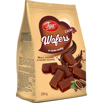 Iga kakaové oplatky v čokoládě 250g