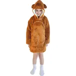 Cozy Noxxiez CH307 Kapybara hřejivá televizní mikinová deka s kapucí