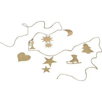 Vánoční dekorace Strömshaga Vánoční girlanda Ornament Brass 200 cm