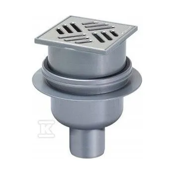 Odvodňovací žlab Podlahový žlab s mřížkou Kessel Classic 10 cm