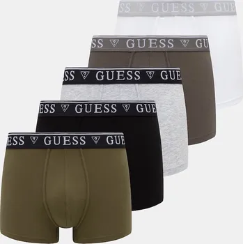 Boxerky Boxerky Guess 5-pack pánské, více barev, U4YG16 K6YW1 U4YG16.K6YW1 šedá 90E, vel. S