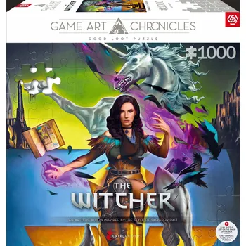 Puzzle Puzzle Good Loot 1000 dílků Zaklínač Yennefer & Salvador Dalí