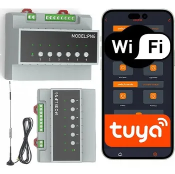 IP kamera Řídicí jednotka Sone Relé 6-kanálové WiFi Tuya WiFi