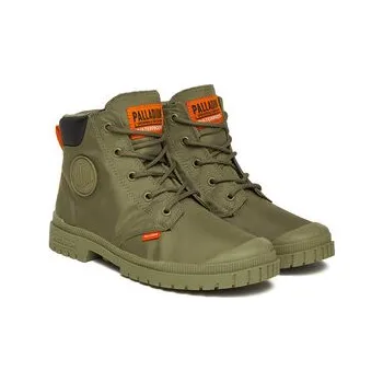 Pánské tenisky Turistická obuv Palladium Pampa Sp20 Cuff Wp+ 76835-308-M Zelená 38