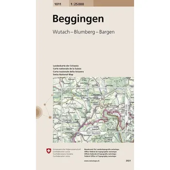 Swisstopo 1 : 25 000 Beggingen