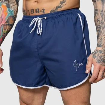 Pánské plavky Pánské plavkové šortky Iron Aesthetics Lagoon, modré : Barva - Tmavě modrá, Velikost - XL