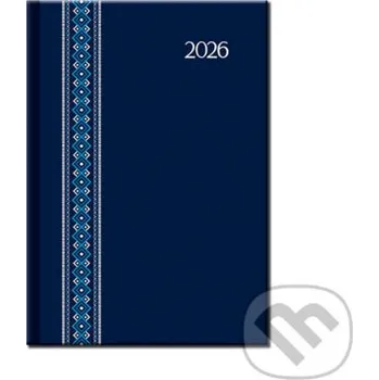 Záložka Denný diár FOLK EXTRA 2026 (modrý) - Spektrum grafik Spektrum grafik