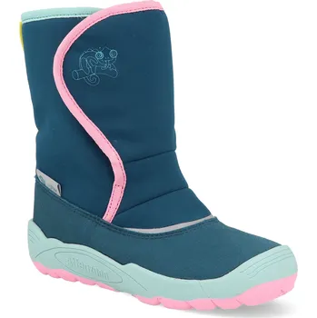 Dívčí zimní obuv Barefoot dětské sněhule Affenzahn - Snowboot Vegan Freezy Chameleon tyrkysové Velikost: 26