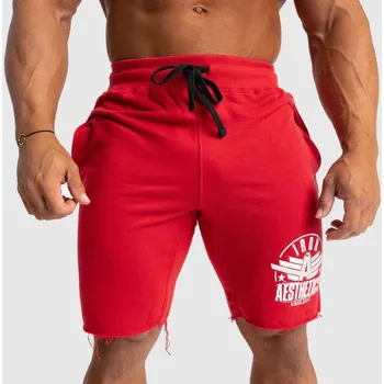 Pánské teplákové kraťasy Iron Aesthetics Force, červené : Barva - Červená, Velikost - S