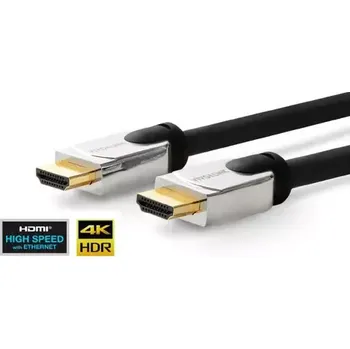 Video kabel Vivolink PROHDMIHDM10 Propojovací kabel HDMI 2.0 4K60Hz 10m stříbrno-černá (PROHDMIHDM10)