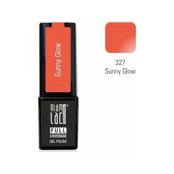 Umělé nehty GlamLac Gel lak oranžový - 327 Sunny Glow 6ml