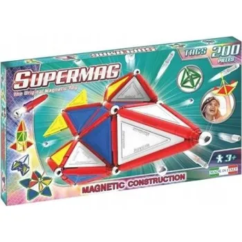 ostatní stavebnice SUPERMAG magnetická stavebnice Tags primary 200ks