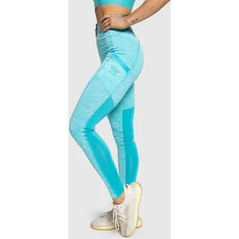 Dámské legíny Sportovní legíny Iron Aesthetics Grande, zelené : Barva - Zelená, Velikost - S